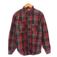 ウエアハウス　マチ付き　ネルシャツ　38 s-3b-1000x666.jpg