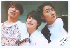 SnowMan 19年セルフィー企画 佐久間大介/岩本照/渡辺翔太 公式写真 *1枚