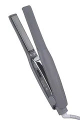 テスコム ヘアアイロン ストレートアイロン プロテクトイオン 15mm 海外対応 温度調整/ロック/メモリー機能 自動OFF 開閉ロック NIS300A ラク抜きプラグ Nobby by TESCOM  [スモーキーグレー] [75mm×239mm×29mm]