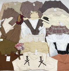 ブラウンベージュチョコレート色♪トレンドお洋服まとめ売り　axes アルシーヴ