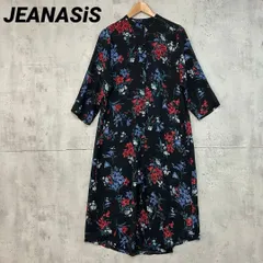 JEANASiS ジーナシス 花柄シャツワンピース　★ ◇■