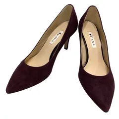 【美品】ダイアナ (23) パンプス ポインテッドトゥ スウェード ヒール 希少カラー