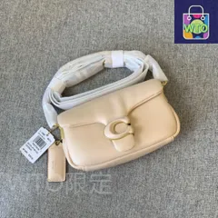 COACH ピロータビーショルダーバッグ C3880 クリーム色-WT0輸入