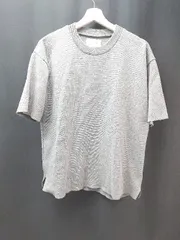 ◇ STUDIOUS ステュディオス クルーネック サイドスリット カジュアル 半袖 Tシャツ サイズ1 グレー メンズ E 【1308290069455】のサムネイル