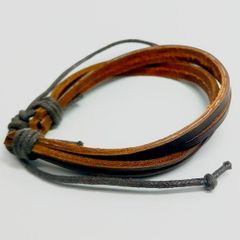 本革 5連 ブレスレット ブラウン AUULA jewelry 241227