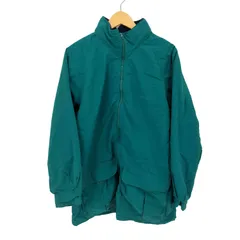 エディーバウアー Eddie Bauer 80S~90S MADE IN USA 黒タグ WIND FOIL ナイロンフリースジャケット メンズ  WOMANS L