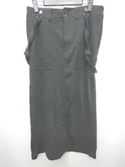 ◇ ⊂ ◎ niko and … ニコアンド シンプル ロング タイト スカート サイズM ブラック レディース P  【1409090024566】