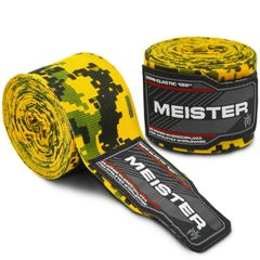 【新着商品】MMA＆ボクシング用 180インチ（457cm）セミエラスティック・ハンドラップ (ペア) アダルト - Meister アーミーカモ
