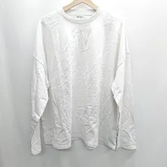 ◇ ⊇ MONO-MART モノマート 長袖 Tシャツ サイズM ホワイト系 メンズ E  【1410290050583】