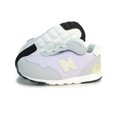 【新品】ニューバランス new balance ベビー スニーカー 373 子供靴 NW515 WK パープル 出産祝い ベビーシューズ 幅広 ゆったり ワイド 運動靴  マジックテープ