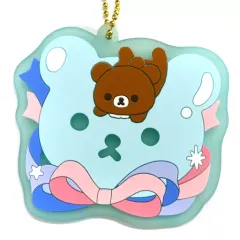 【中古】雑貨 チャイロイコグマ コースターにもなるクリアラバーチャーム 「一番くじ リラックマ～Ribbon-Filled Party～」 F賞