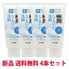 ロート製薬株式会社 肌ラボ 極潤 ヒアルロン洗顔フォーム 100g　4本セット