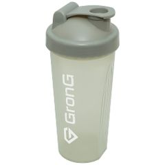 プロテインシェイカー 600ml シェイカー プロテイン シェーカー シェイカーボトル グレー GronG（グロング）