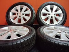 走行短め【AUTOBACS NorthTrek N5 155/65R14】【マツダ AZワゴン 純正ホイール 14インチ 4.5J4HPCD100+45】22年製　(KTO322)