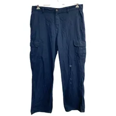 Dickies ワークパンツ W34 ディッキーズ カーゴパンツ ネイビー 古着卸 アメリカ仕入 2409-42