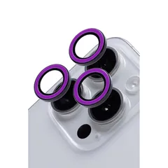 iFace Neo iPhone 15 Pro/15 Pro Max 専用 カメラレンズ カバー 強化ガラス (ネオパープル)【 iPhone15pro iPhone15ProMax カメラレンズプロテクター カメラフィルム カメラ レンズ 保護カバー キ