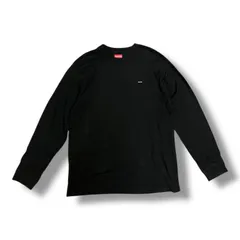 国内正規 Supreme Small Box Rogo L/S Tee スモールボックスロゴ長袖Tシャツ カットソー シュプリーム ブラック L 91807A5