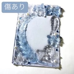 トレカデコ レジン 硬質ケース 羽根 水色 ぱしゃこれ トレカ