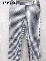 ◇ BEAMS HEART ビームス ハート ギンガムチェック パンツ サイズ1 ホワイト ブラック レディース 【中古】 【1002802588723】