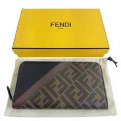 FENDI 長財布 レアモデル 美品 本物・送料無料・美品】フェンディ・長財布・ラウンドファスナー