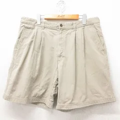 W37/古着 ウールリッチ ショート チノ パンツ チノパン ショーツ メンズ コットン ベージュ カーキ 25jun14 中古 ボトムス 短パン ショーパのサムネイル