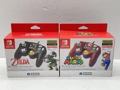 01w-4213 〇  HORI ホリ クラシックコントローラー Nintendo Switch ゼルダの伝説 スーパーマリオ 2個セット ニンテンドー スイッチ 動作確認済み  【中古品】