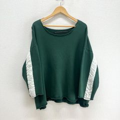 my beautiful landlet マイビューティフルランドレット WM07-CS181072 スウェット トレーナー 7分丈 ベロアライン 切替 1 10123936
