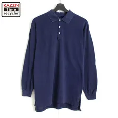 90s vintage ポロ ゴルフ POLO GOLF RALPH LAUREN 鹿の子 長袖ポロシャツ メンズ 表記Mサイズ