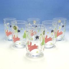 HOYA　保谷　うさぎ　６オンスタンブラー　タンブラー　グラス　コップ ６個セット　新品未使用