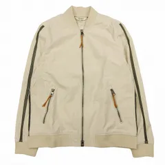 美品 17SS エーグル AIGLE メッシュ ライン トラック ジャケット ナイロン混 ジップアップ 鹿の子 切替 ロゴ レザーパッチ ブルゾン ジャンパー 上着 アウター 38 サンドベージュ カーキ グリーン レディースのサムネイル