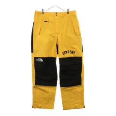 SUPREME (シュプリーム) 19SS ×THE NORTH FACE Arc Logo Mountain Pant ノースフェイス アーチロゴナイロンゴアテックスロングパンツ イエロー