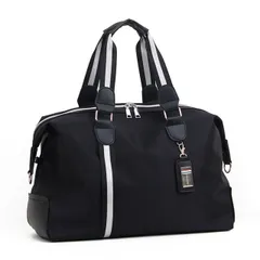 ボストン旅行バッグ 1泊2日 2泊3日 30リットル 機内持ち込み 大容量 旅行出張 旅行 3way 男女兼用 防災 ジム スポーツ オーバーナイトバッグ 鞄 メンズ ディース おしゃれ 飛行機 ビジネス 軽量 斜めがけ 手持ち 底板付き 上開き 黒 ブラック