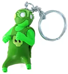 【中古】キーホルダー 05.グリーン(レスラー風) 「GANG BEASTS -ギャングビースト- キーホルダー」