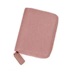 ☆ ベビーピンク ☆ カードケース ミニ財布 kzsbo22 財布 レディース メンズ ミニ財布 牛革 本革 大容量 カードケース 名刺入れ カード 名刺 ケース じゃばら スキミング 防止 磁気防止 かわいい おしゃれ クレジットカード ポイントカード