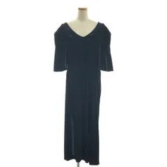 【美品】  YOHEI OHNO / ヨウヘイ オオノ | ベロア スリット ドレス ワンピース / 裏地付き | 36 | black | レディースのサムネイル