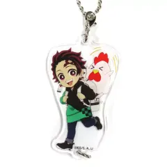 【中古】キーホルダー 竈門炭治郎 「鬼滅の刃×ローソン つながるアクリルチャーム」