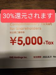 JINS 株主優待券 5000 ジンズコーポレーション