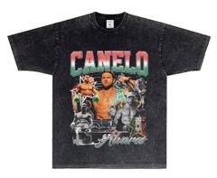 サウル アルバレス CANELO メキシコ プロボクサー ヴィンテージ加工 Tシャツ コットン　 S～3XL