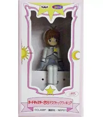 【中古】フィギュア 木之本桜 バトルコスチューム(白×グレー)Ver.「カードキャプターさくら」デスクトップフィギュア