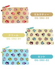 NUU シリコンポーチ オサム OSAMU オサムグッズ OSAMUGOODS グッズ キャラクター ペンケース ペンポーチ 筆箱 シリコン ポーチ コスメポーチ ジッパーポーチ 可愛い かわいい ピージーデザイン 大人 子ども キッズ 小学生 中学生 高校生