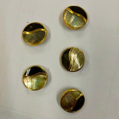 蝶貝ボタン25ミリが5個