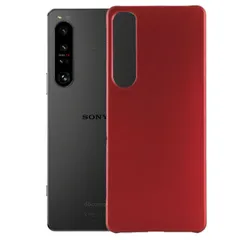 Xperia 1 IV ケース SO-51C SOG06 エクスペリア1 マーク4  耐衝撃 シンプル さらさら ハード ケース 【Color】 ワインレッド