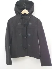 ◇ Rhythm of Life UNITED ARROWS 長袖 ショート ダッフル コート サイズM チャコールグレー系 レディース P  【1302130002275】