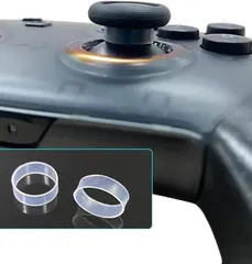 Weska スティック保護リング スティック用プロテクトリング 削れ防止 白い粉対策 PS5 PS4 Switch Pro Xbox など各種コントローラー適用(20個セット)
