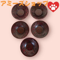 鎌倉彫風茶托5枚
