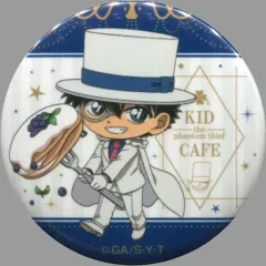 【中古】バッジ・ピンズ(キャラクター) 怪盗キッド(パンケーキ) 「名探偵コナン 怪盗キッドカフェ 缶バッジ」