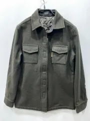 日本製 CHILD WOMAN カーキ ウールキルトジャケット H2tz