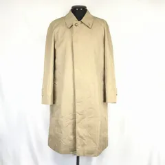 日本製★DAKS/ダックス★着脱可ライナー付き/ウール/ステンカラーコート【170/メンズM/ベージュ】シンプル/Made in Japan◆BF855<sale>
