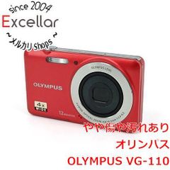 [bn:6] OLYMPUS　デジタルカメラ VG-110 レッド　1200万画素