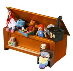 ミニチュア 【ロイターミニチュア】トイチェスト　RP1854-0 ドールハウス用